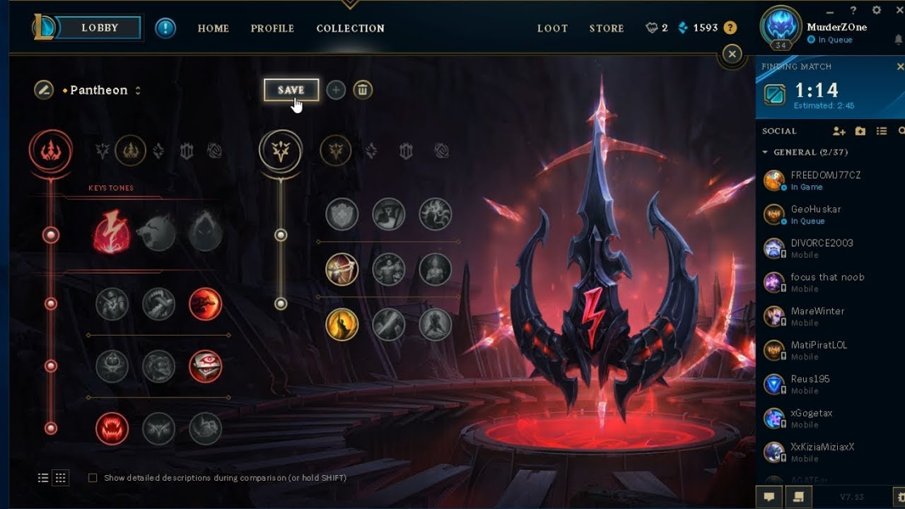 pantheon runes