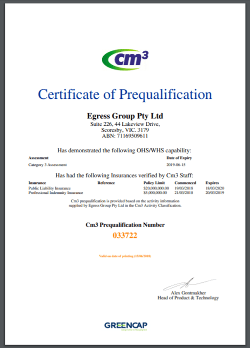 what is cm3 certification