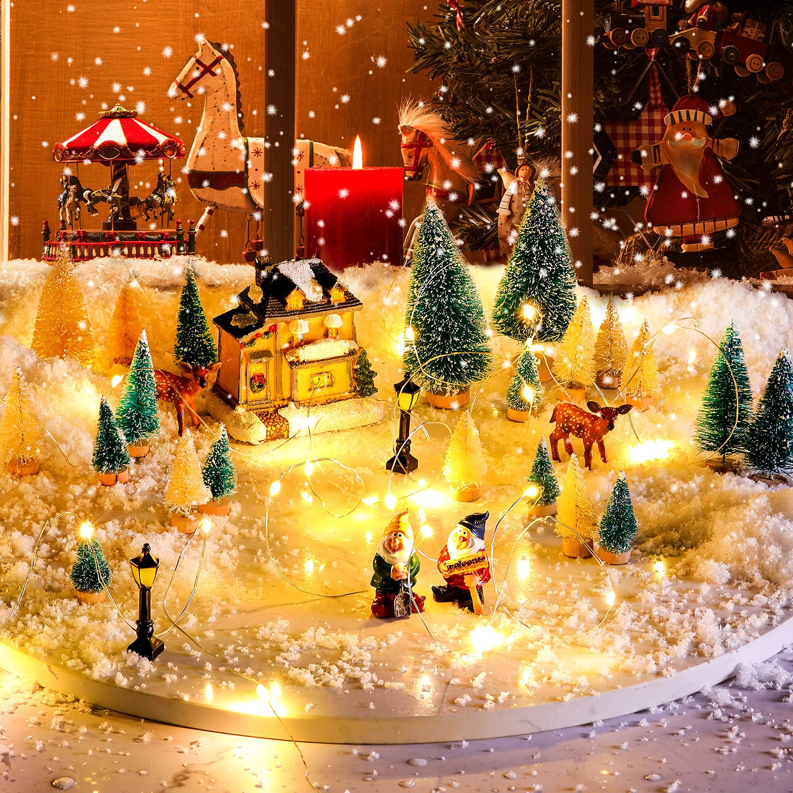 miniature christmas village accessories