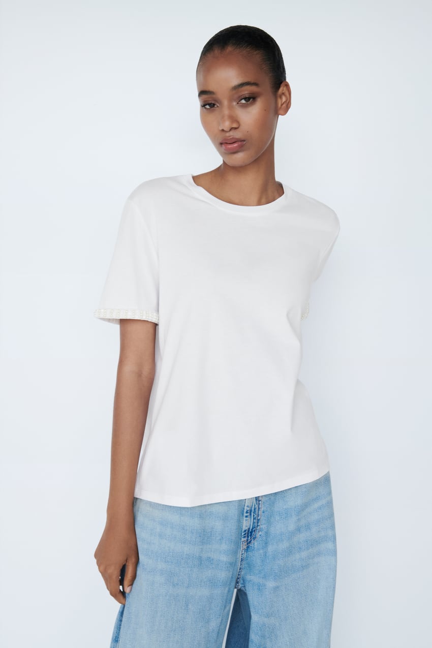 zara t shirts women