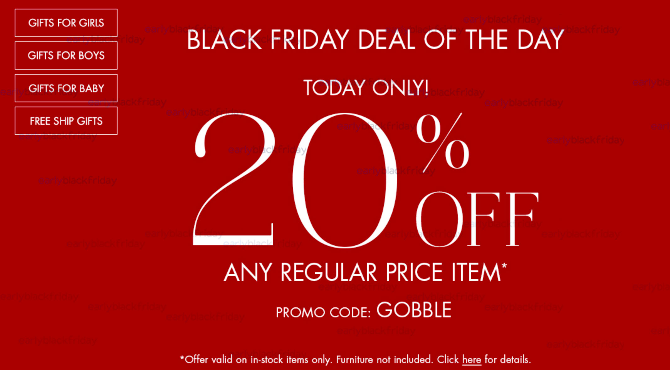 black friday pottery barn