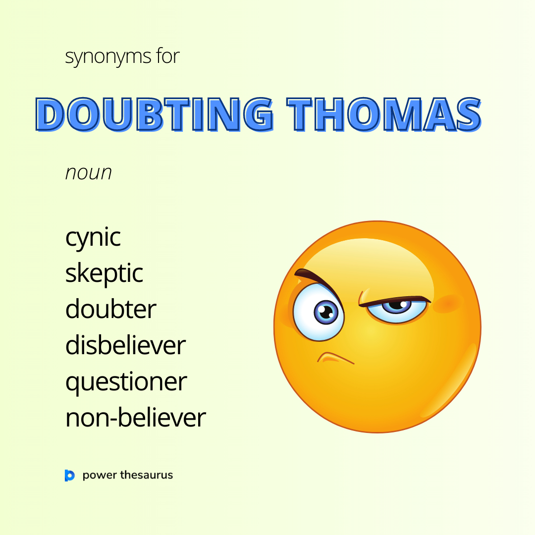 doubting synonyms