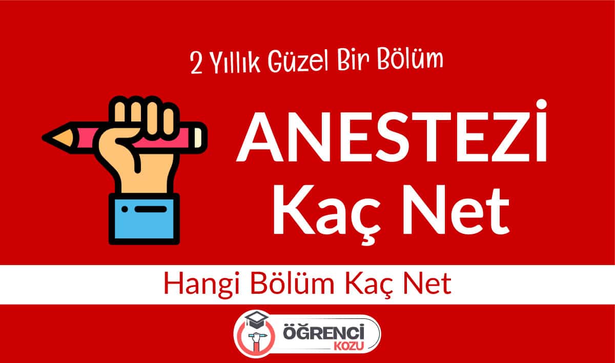 2 yıllık anestezi için kaç net gerekir