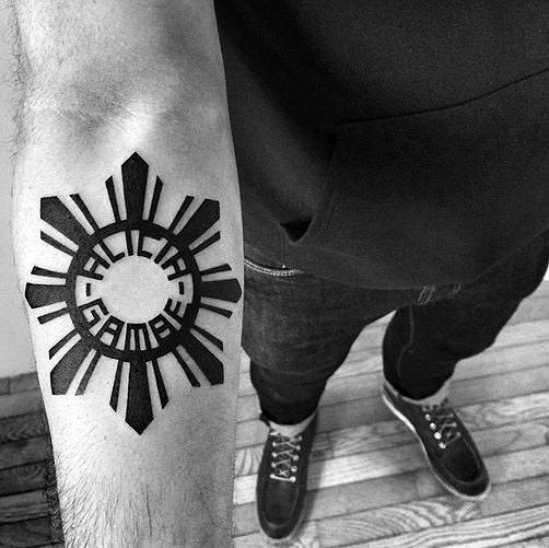 filipino tattoo sun