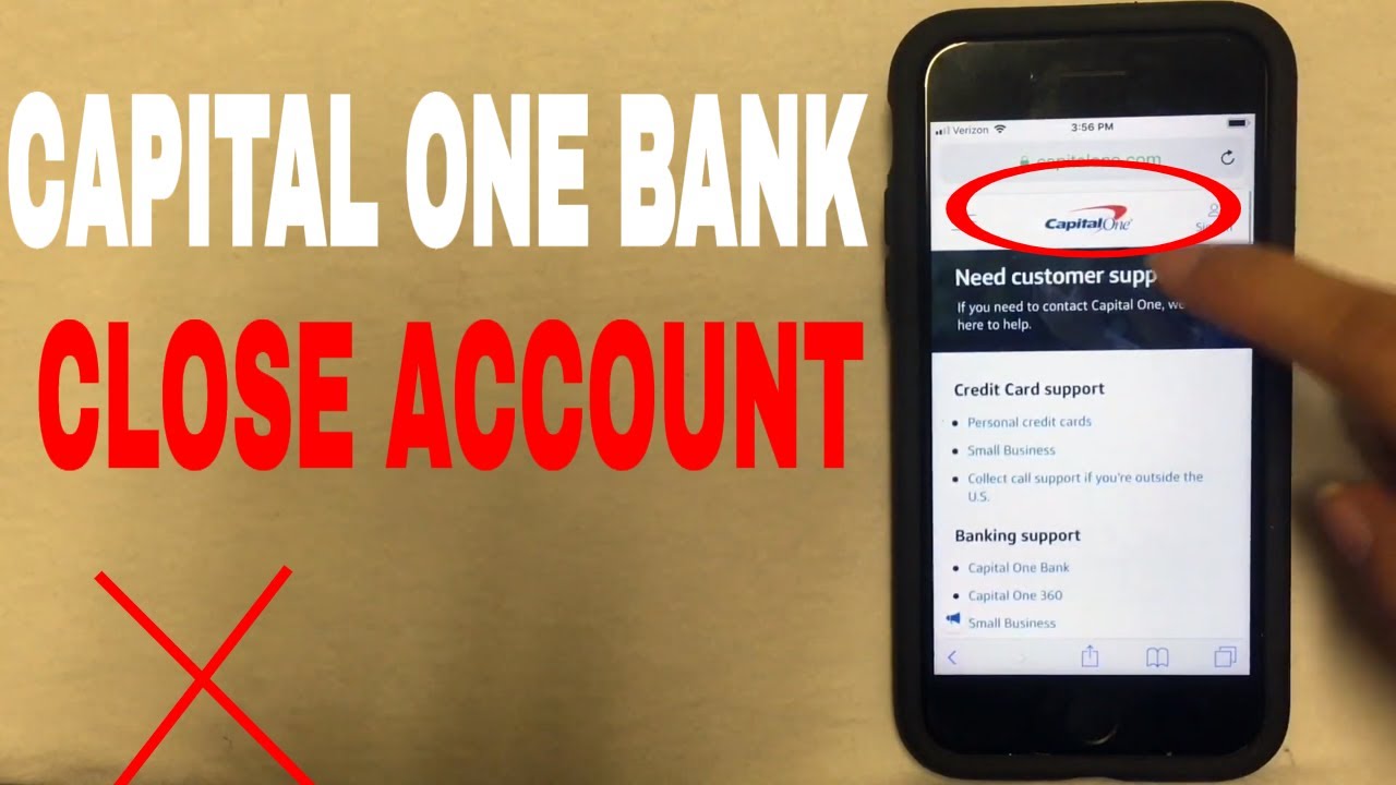 how to close capital one credit card