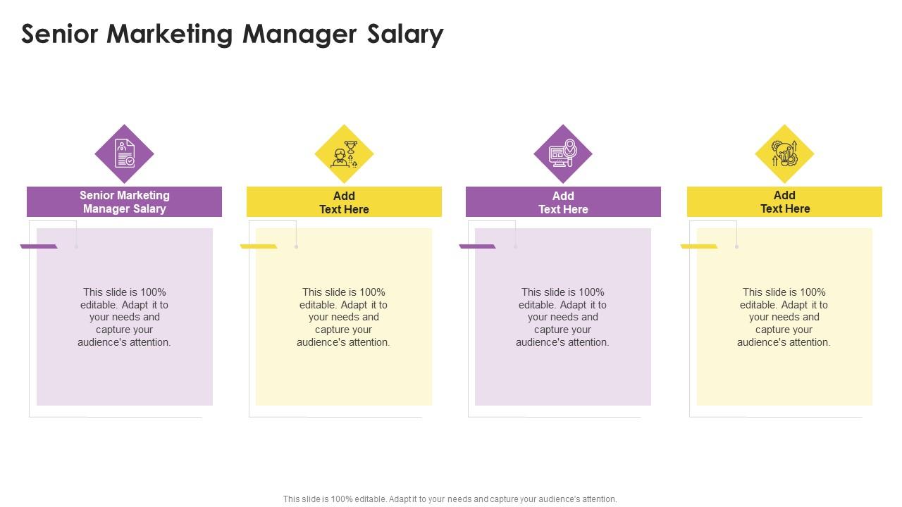 sr marketing manager salary