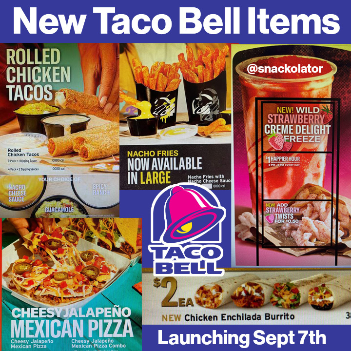 new taco bell menu