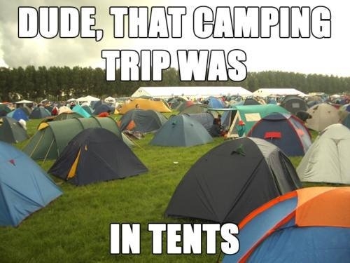 funny camping memes