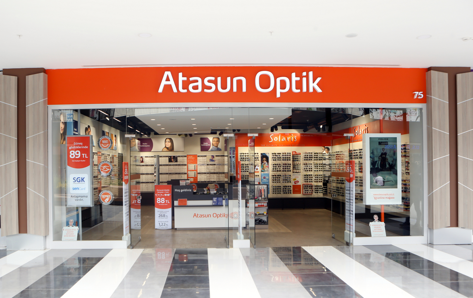 istanbul atasun optik şubeleri