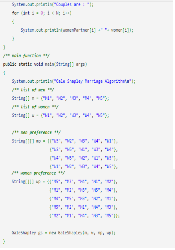 gale-shapley algorithm python