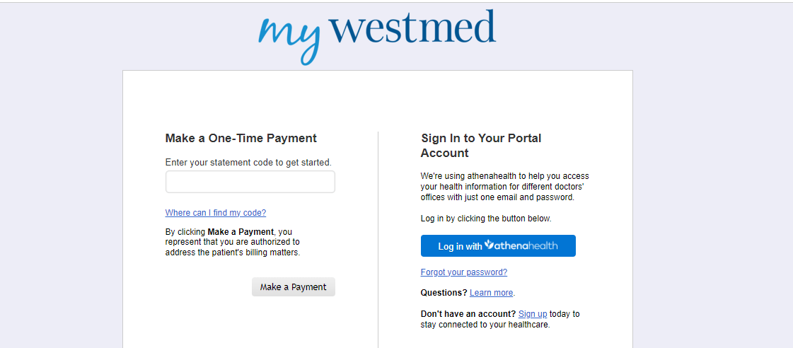 westmed portal login