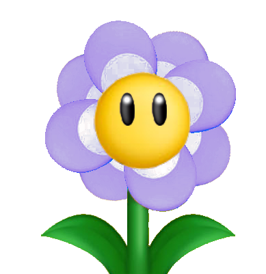 paper mario purple flower