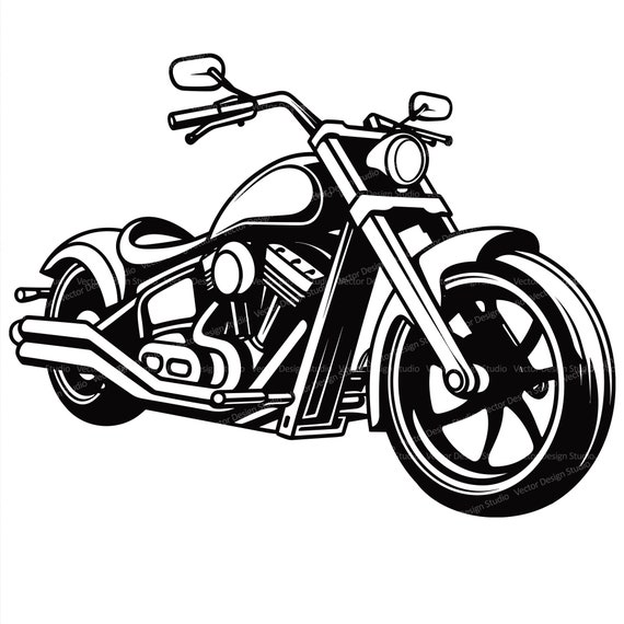 motor bike clipart