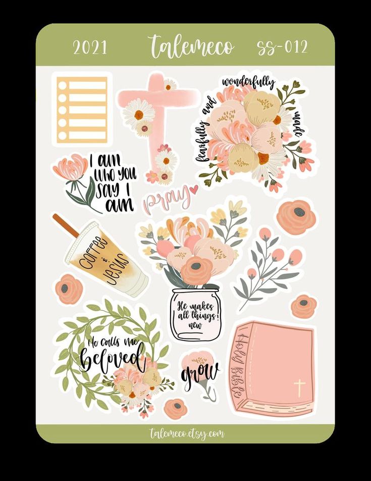 cute bible stickers