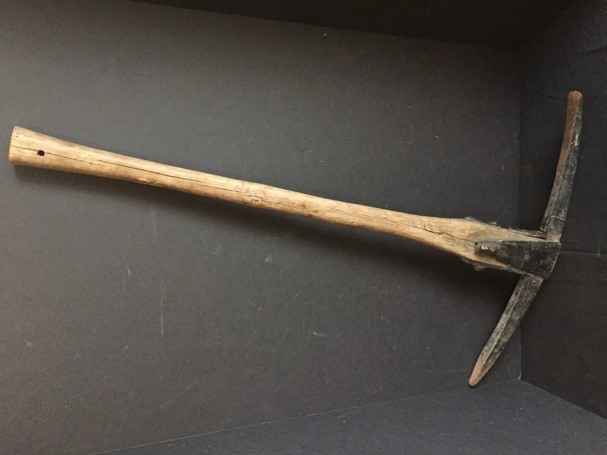 antique pickaxe