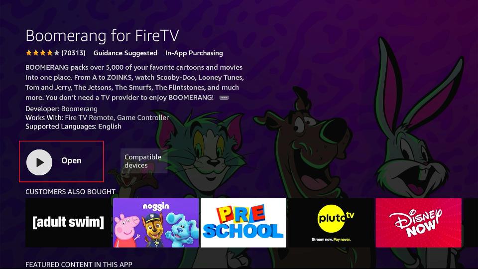 boomerang com firetv code