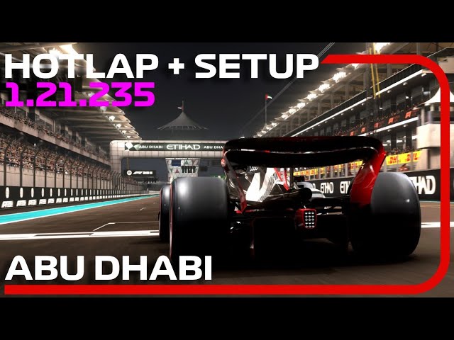 f1 23 abu dhabi setup