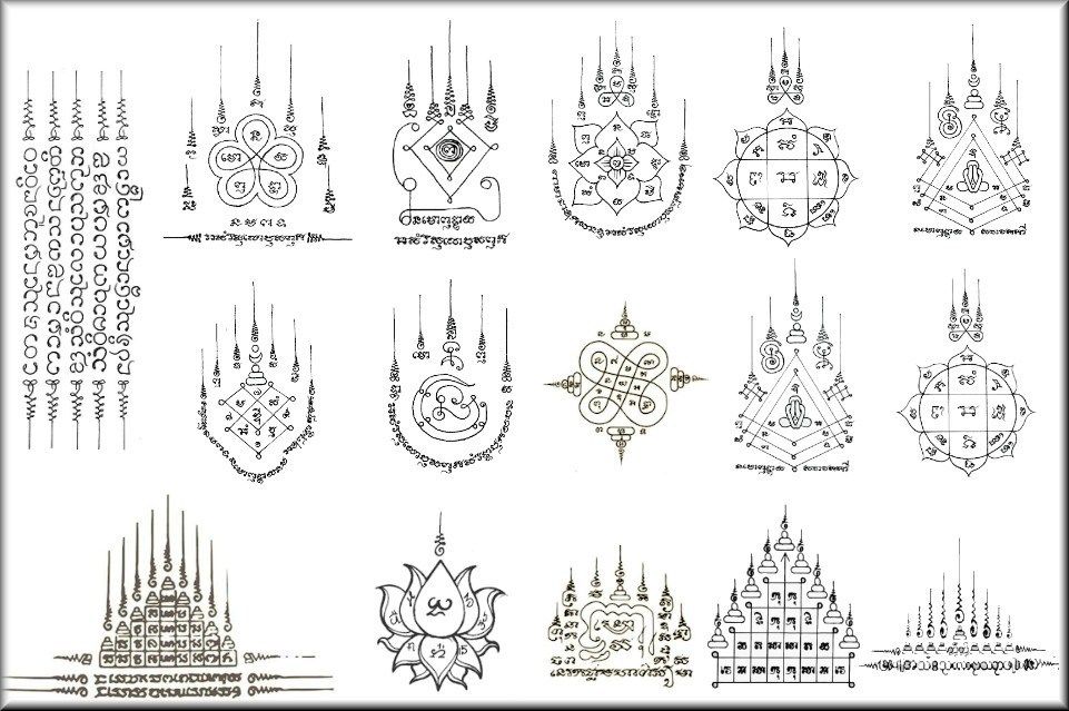 thai yantra tattoo meanings
