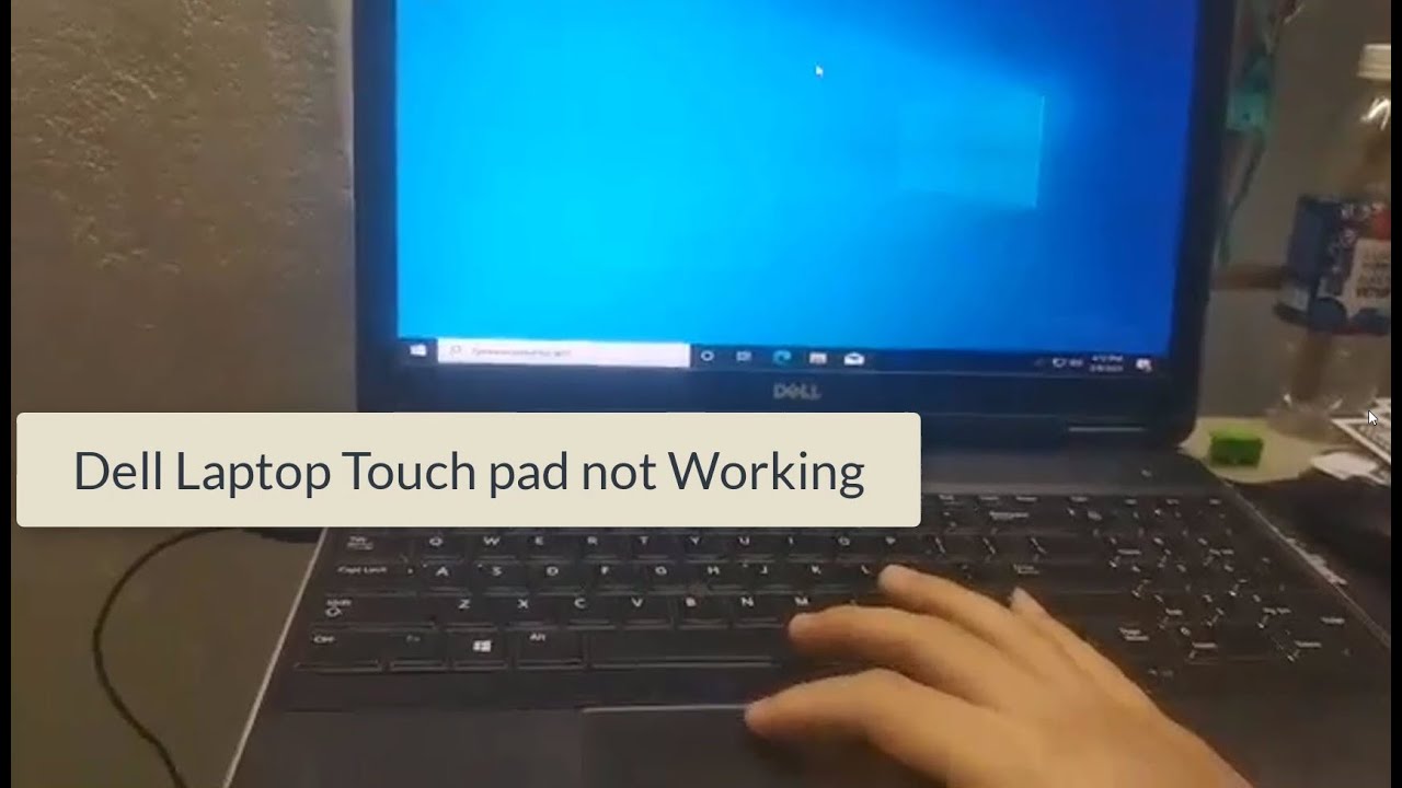 touchpad is not working in dell laptop