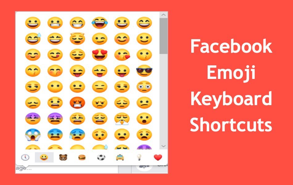 keyboard smiley face shortcuts