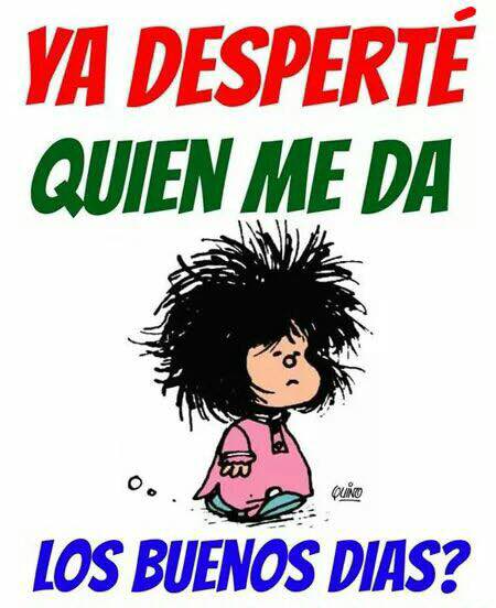 buenos dias con mafalda