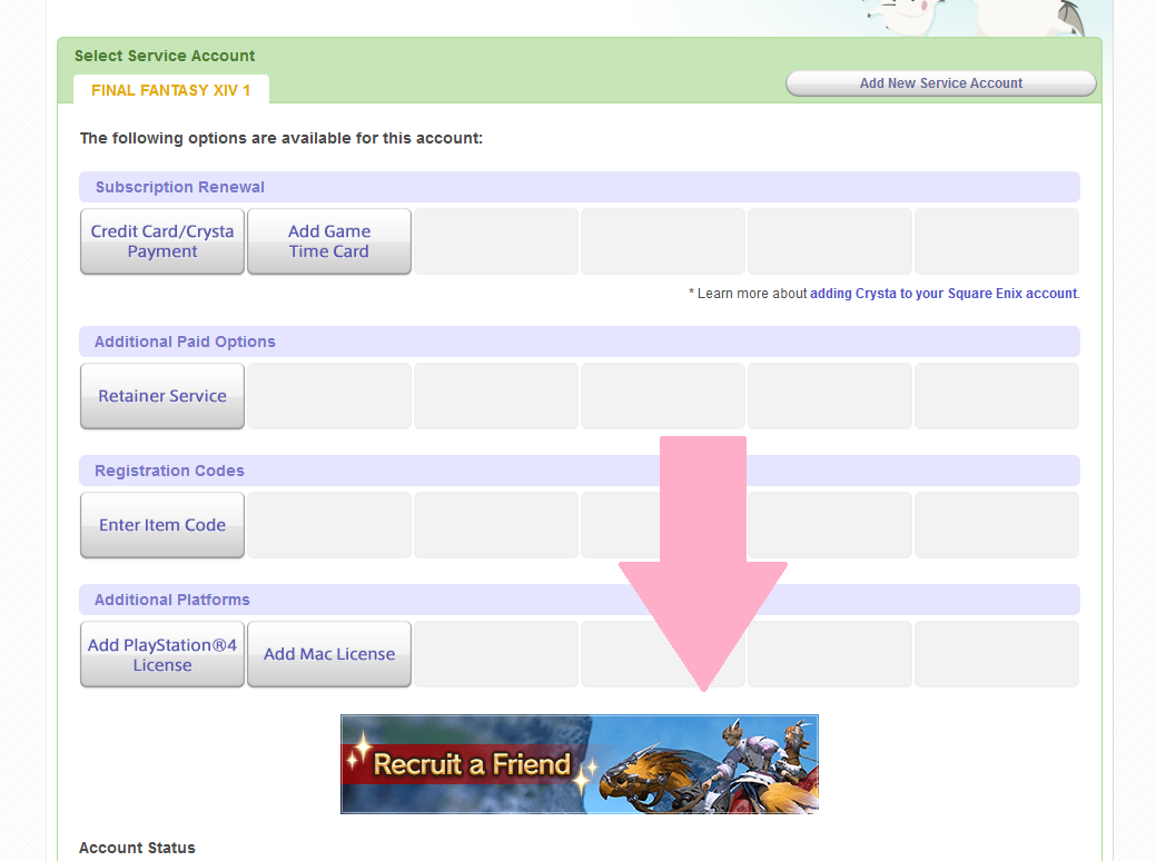 ffxiv recruit a friend
