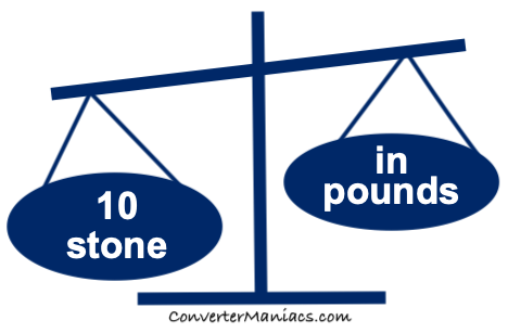 10 stone converted to pounds