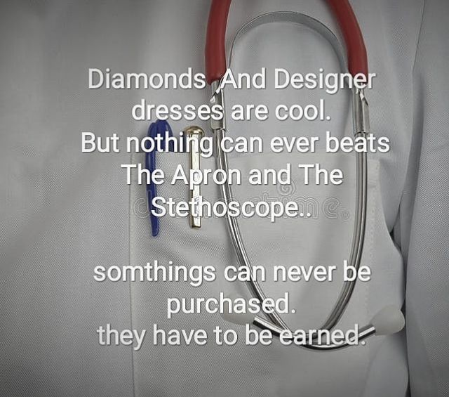 apron and stethoscope quotes