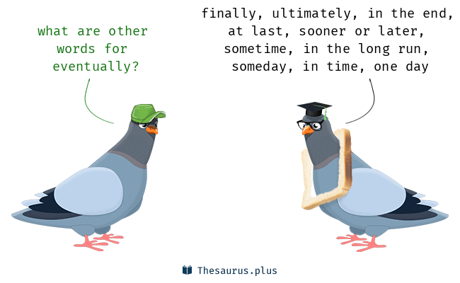 synonyms of eventually