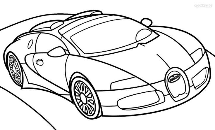 bugatti coloring sheet