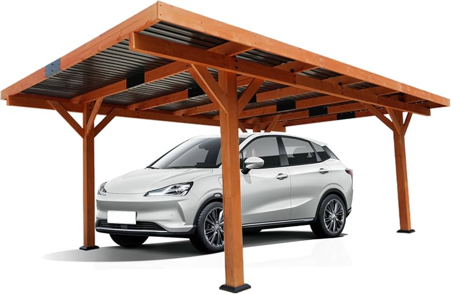 wooden carports