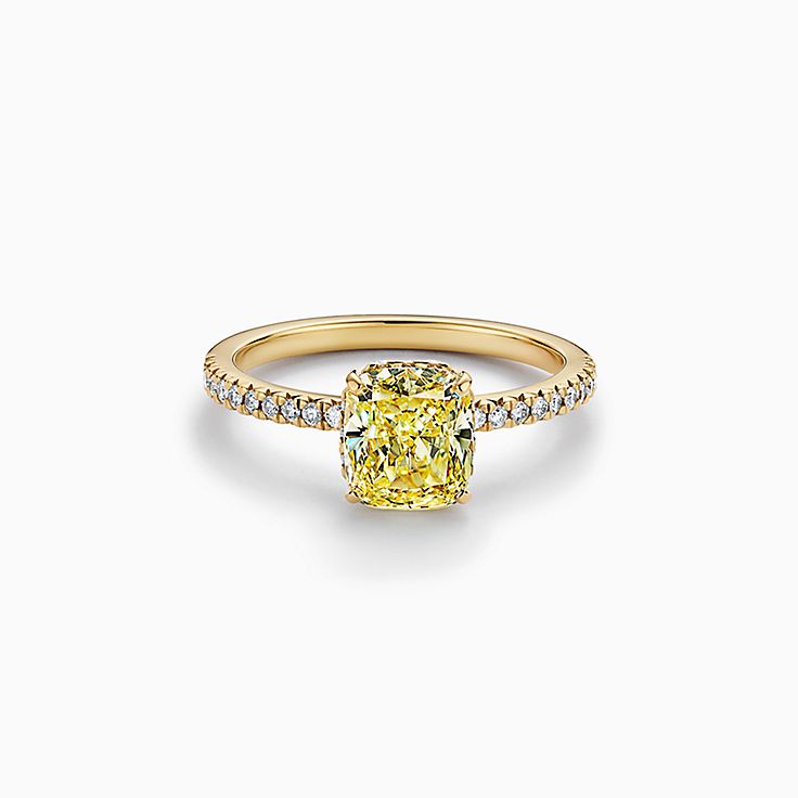 tiffany & co yellow diamond ring