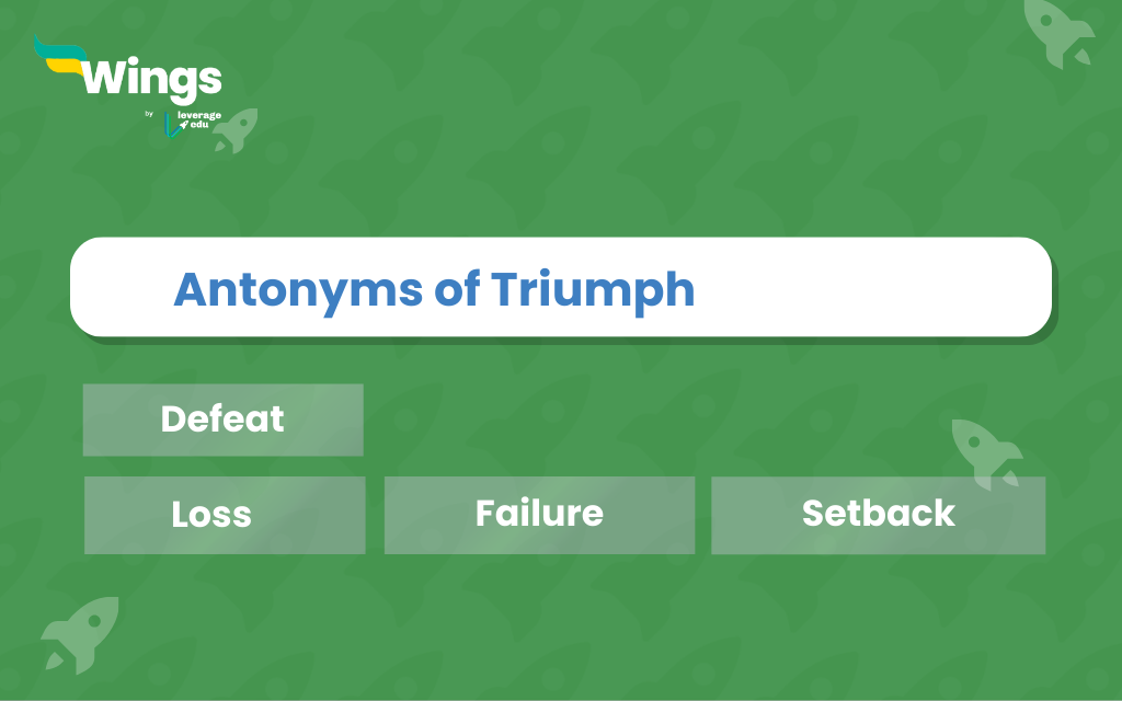 triumph antonym