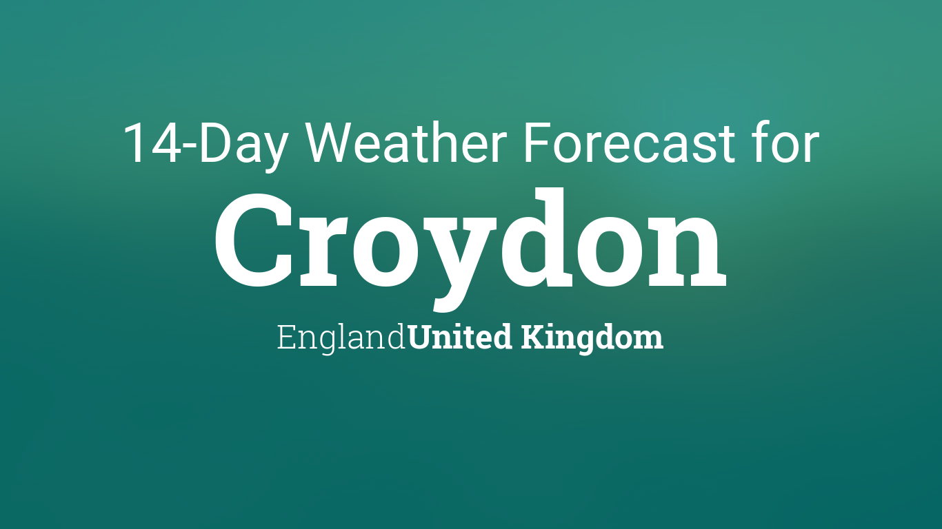 croydon weather forecast