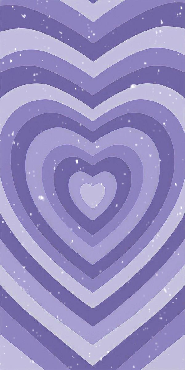 purple aesthetic heart