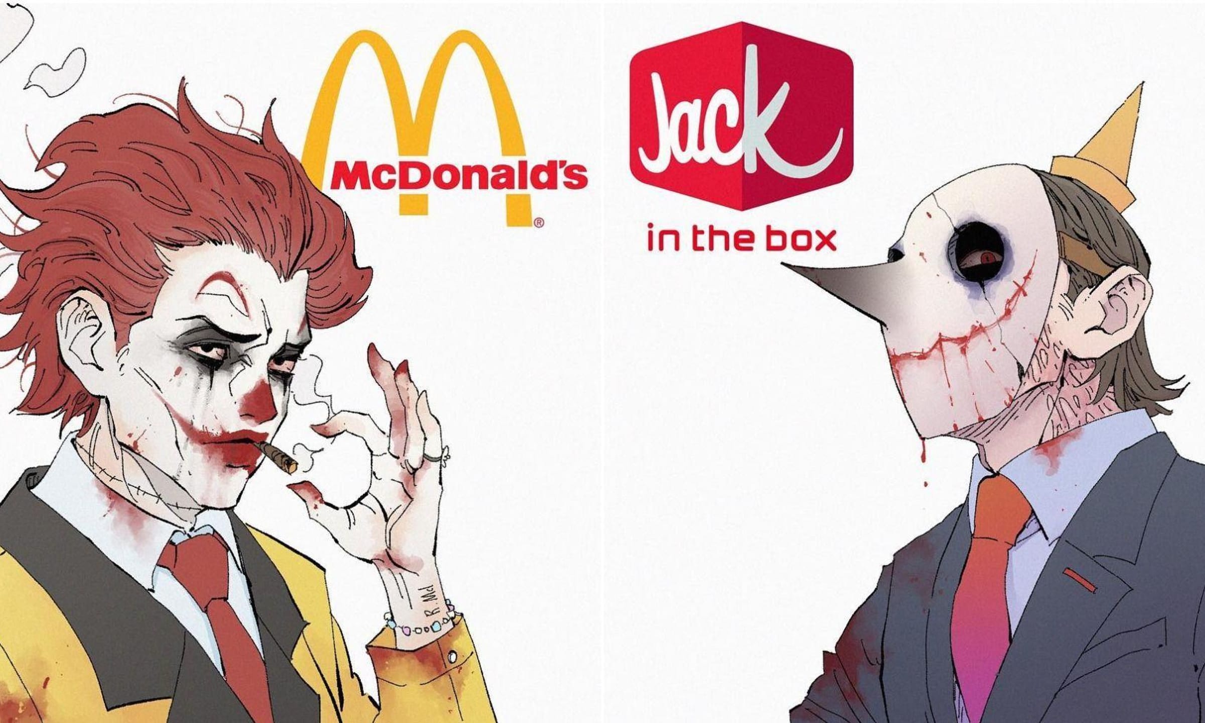 anime fast food mascots