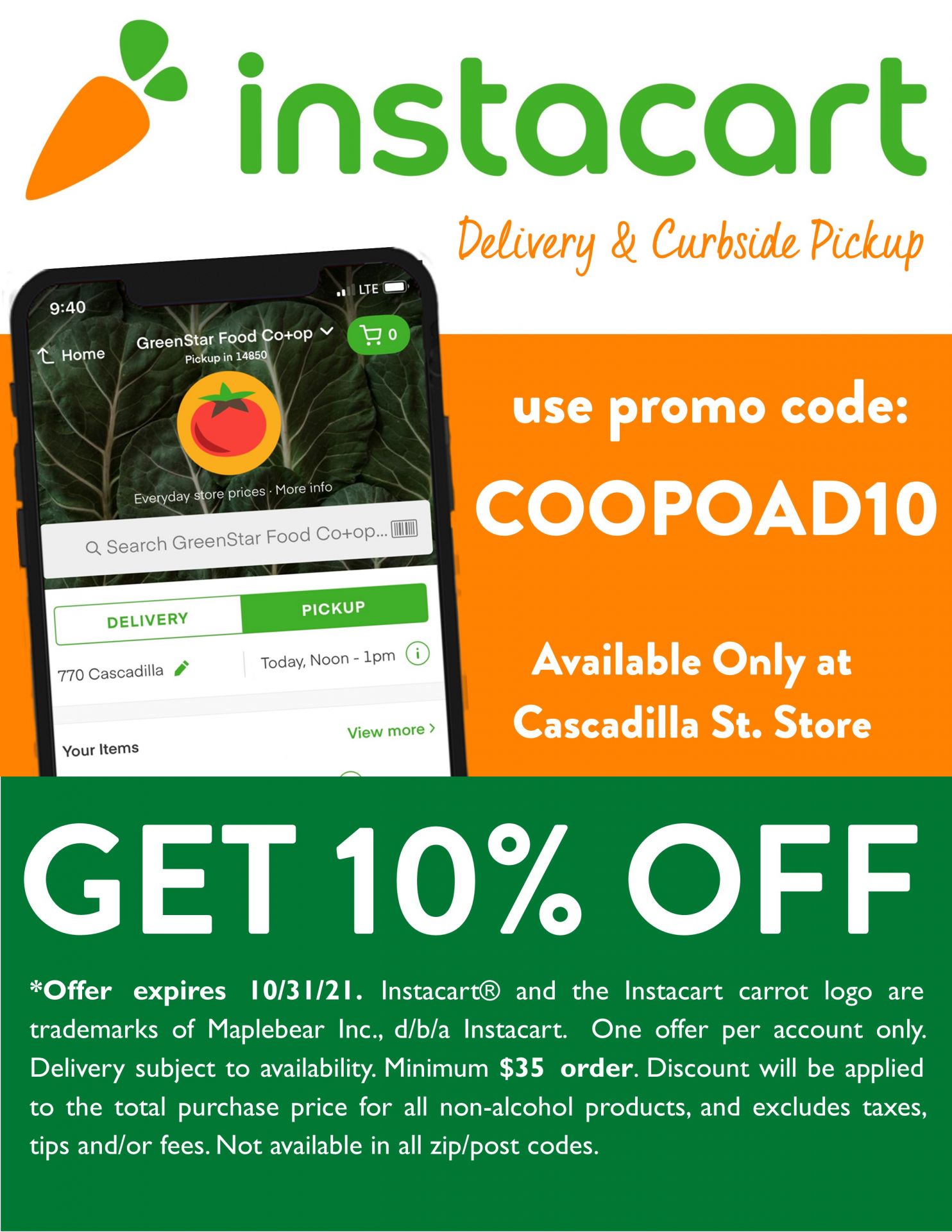 instacart coupon