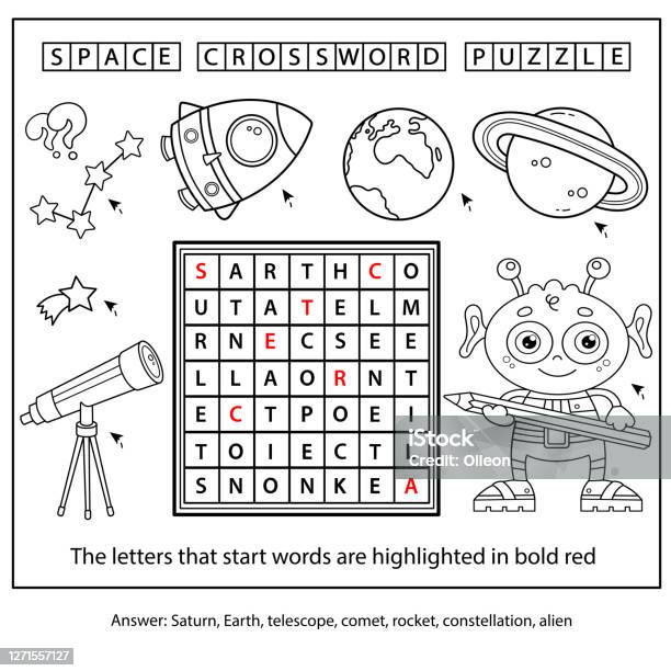 alien crossword