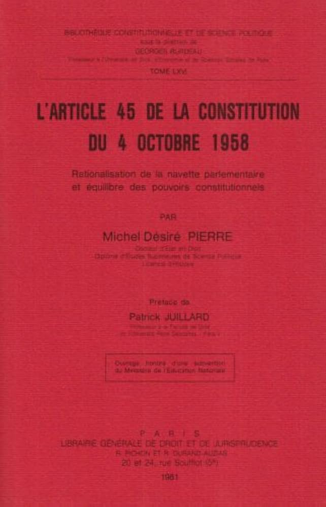 constitution du 4 octobre 1958