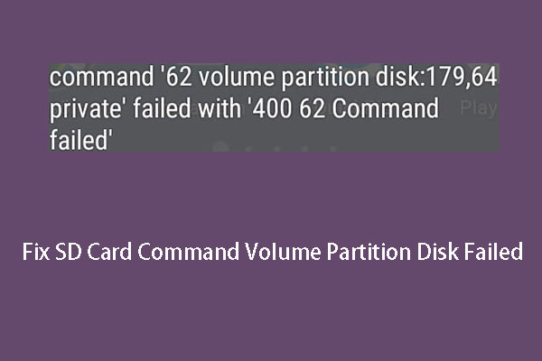 command 38 volume partition disk