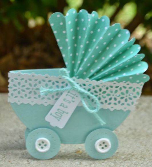 manualidades invitaciones para baby shower