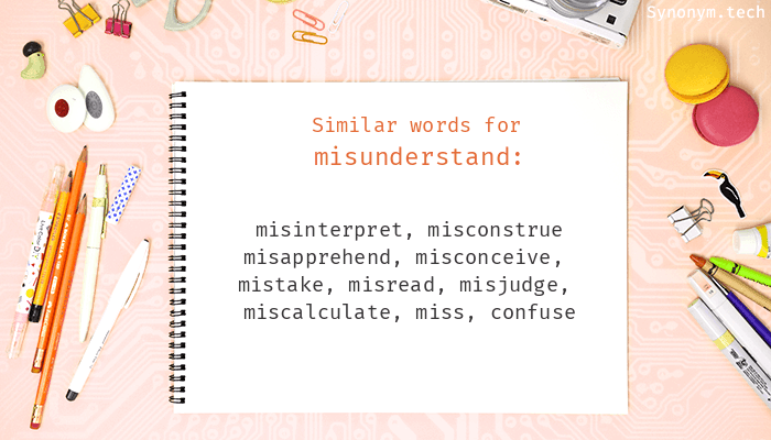 misunderstandings synonym