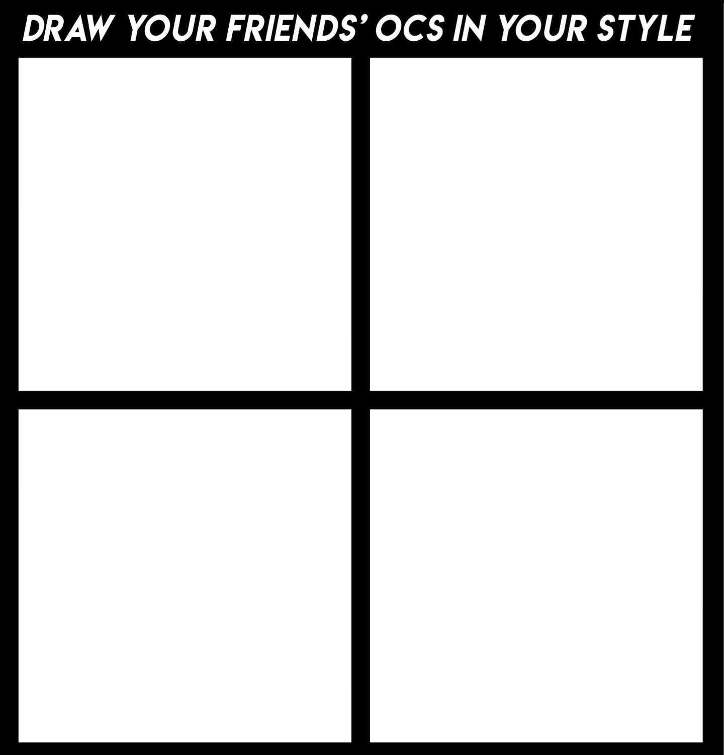 draw your friends ocs in your style