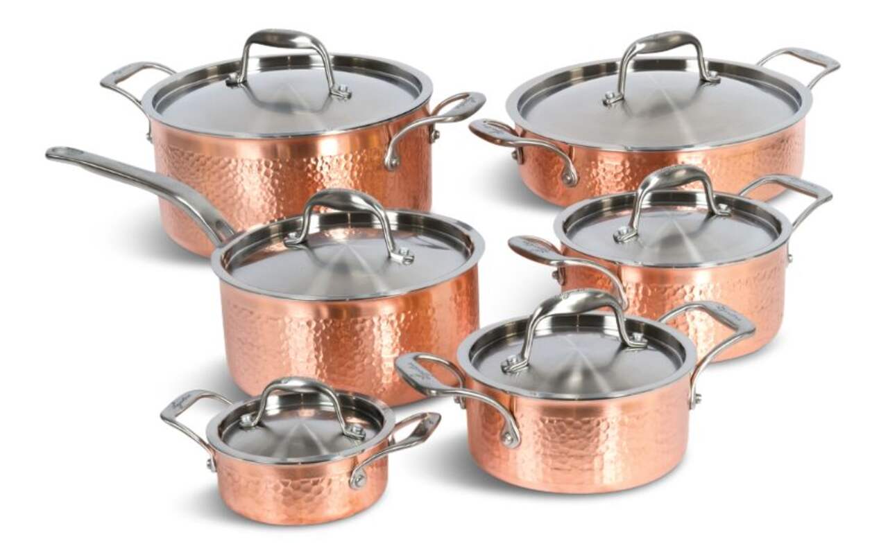 lagostina copper pots and pans