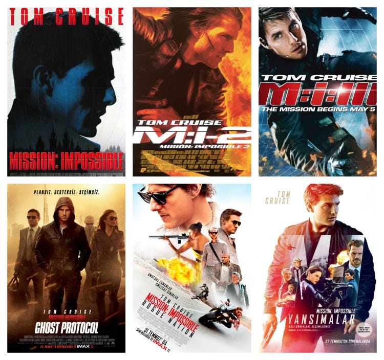 mission impossible films in chronological order