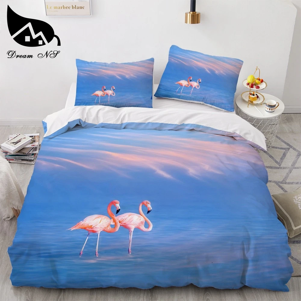 flamingo bed linen