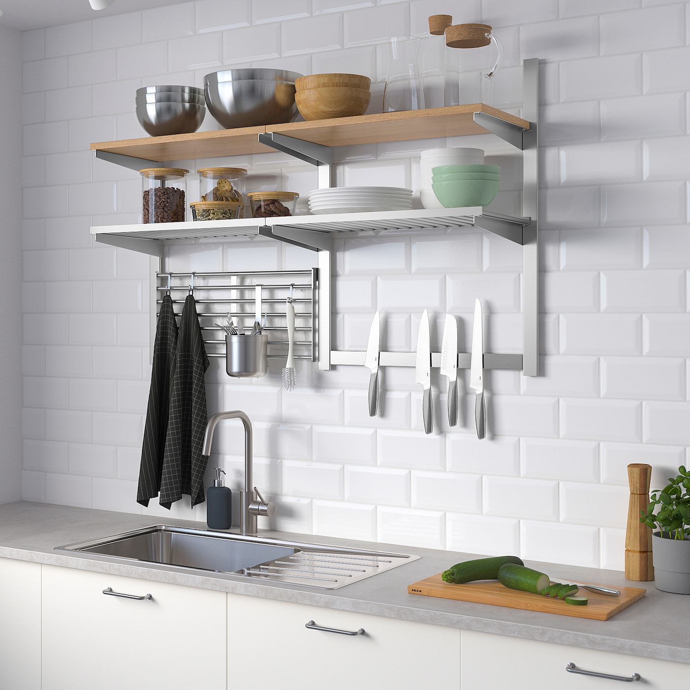 ikea kitchen wall shelf