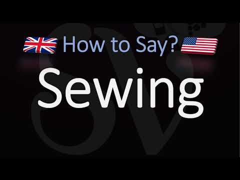 how to pronounce sewing