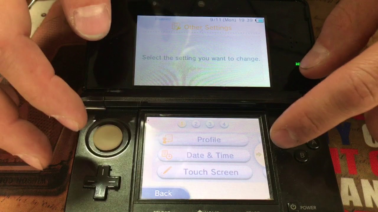 hard reset nintendo 3ds