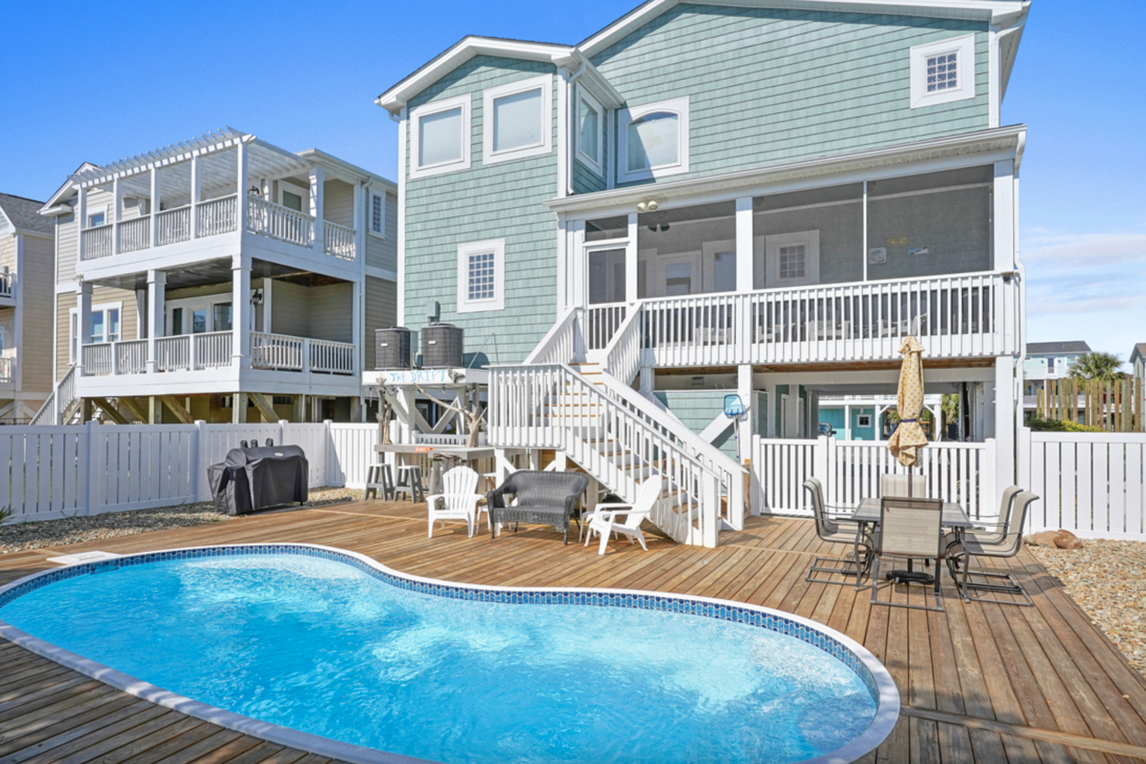 holden beach oceanfront rentals with pool